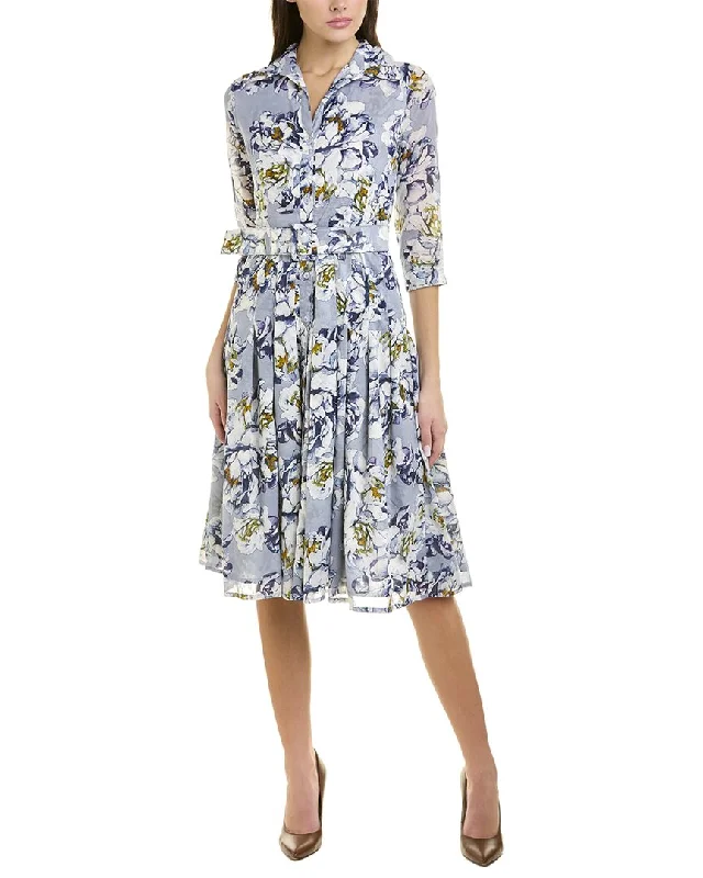 Long - Sleeve Women Dress in Velvet for a Luxurious Winter Look Long - Sleeve Women Dress in Velvet for a Luxurious Winter Look Samantha Sung Patricia Shirtdress