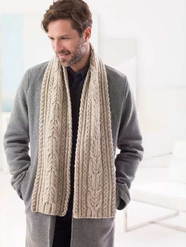 Pashmina scarf with a fringed edge for a bohemian lookChestnut Street Scarf (Knit)