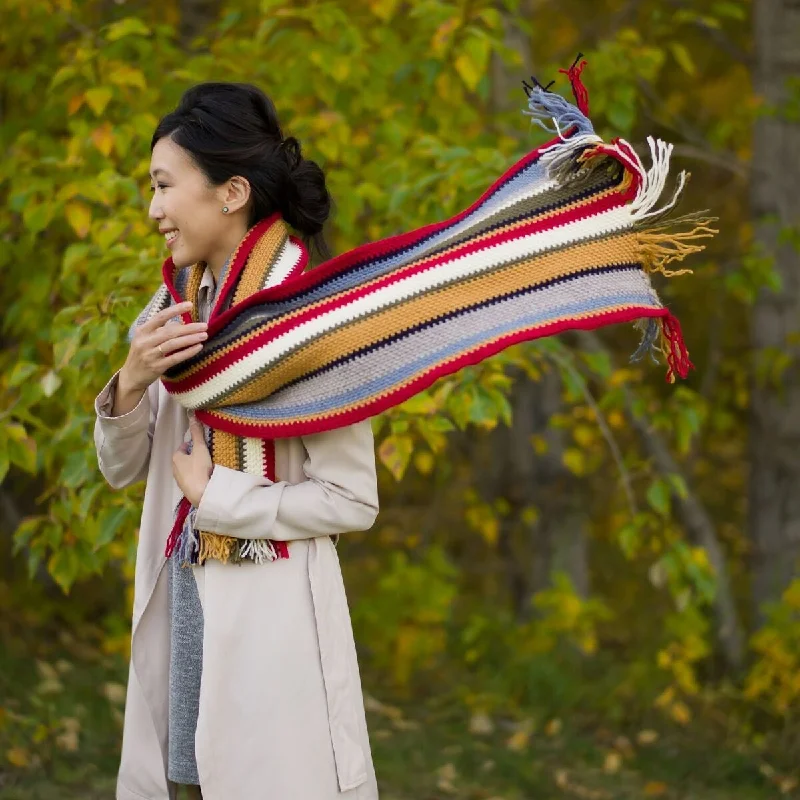 Polyester scarf with a moisture - wicking property for sportsCrochet Kit - Rustic Canyon Scarf Polyester scarf with a moisture - wicking property for sportsCrochet Kit - Rustic Canyon Scarf