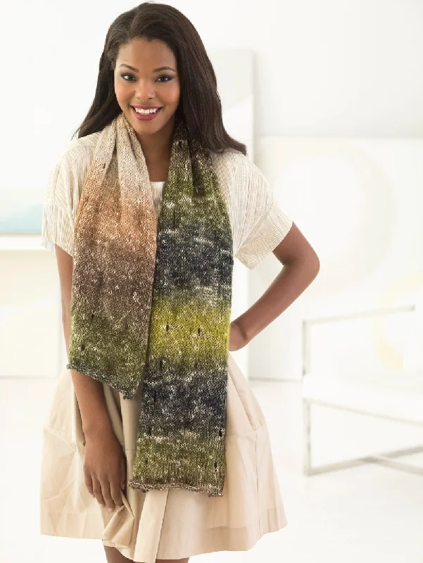 Printed silk scarf with a bold geometric design for fashion - forward individualsEasy Eyelet Scarf (Knit) Printed silk scarf with a bold geometric design for fashion - forward individualsEasy Eyelet Scarf (Knit)