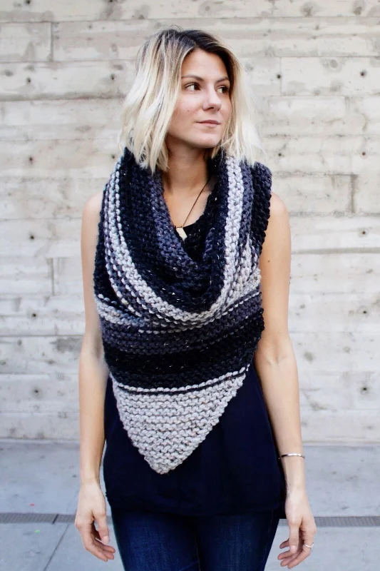 Wool blend scarf with a cable knit texture for a traditional appealKnit Kit - Armor Scarf Wool blend scarf with a cable knit texture for a traditional appealKnit Kit - Armor Scarf