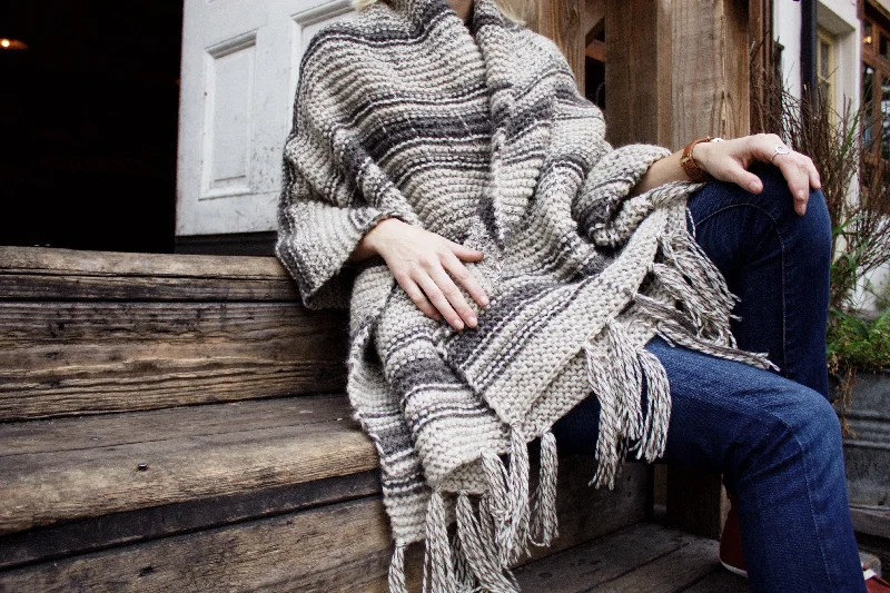 Polyester scarf with a moisture - wicking property for sportsKnit Kit - The Campfire Blanket Scarf Polyester scarf with a moisture - wicking property for sportsKnit Kit - The Campfire Blanket Scarf
