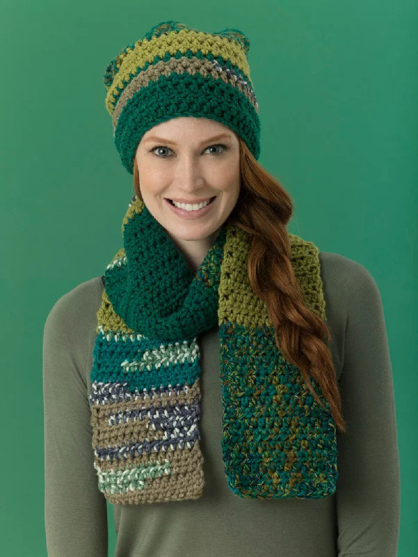 Hand - knitted scarf with unique stitch work as a handmade giftLevel 2 - Easy Crochet Scarf & Hat - Version 6 Hand - knitted scarf with unique stitch work as a handmade giftLevel 2 - Easy Crochet Scarf & Hat - Version 6