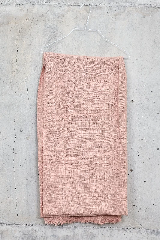 Cotton scarf with a vibrant floral print for spring and summerLOOM [ flow ] - 100% handloom cotton scarf