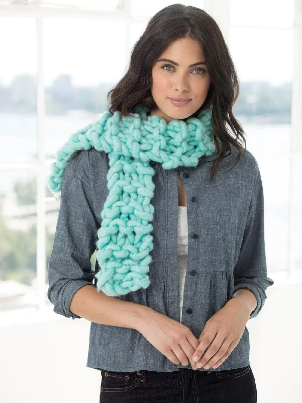 Linen scarf with a natural, breezy feel for outdoor activitiesNeck's Best Thing Knit Scarf - Blue Linen scarf with a natural, breezy feel for outdoor activitiesNeck's Best Thing Knit Scarf - Blue