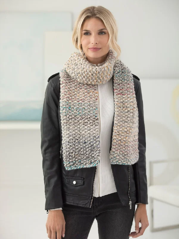 Cashmere scarf with a soft and luxurious texture for special occasionsSeed Stitch Scarf (Knit) Cashmere scarf with a soft and luxurious texture for special occasionsSeed Stitch Scarf (Knit)