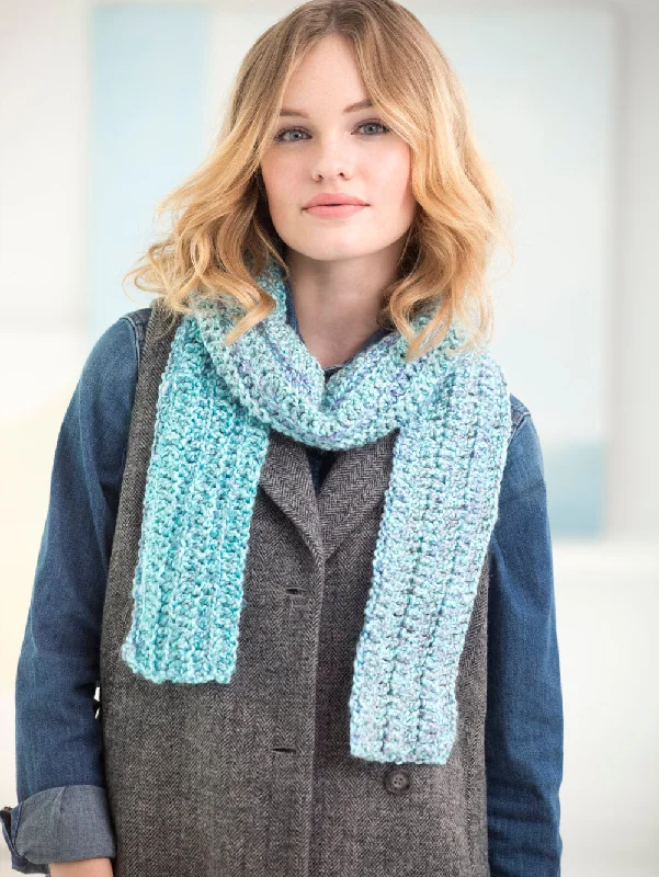 Silk scarf with intricate hand - painted patterns for women's elegant wearSimple Crochet Scarf - Version 5 Silk scarf with intricate hand - painted patterns for women's elegant wearSimple Crochet Scarf - Version 5