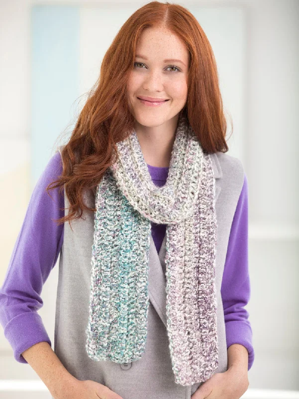 Embroidered scarf with detailed beadwork for an ethnic charmSimple Crochet Scarf - Version 4 Embroidered scarf with detailed beadwork for an ethnic charmSimple Crochet Scarf - Version 4
