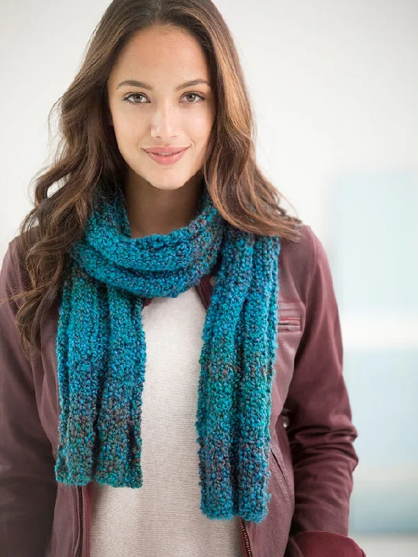 Polyester scarf with a moisture - wicking property for sportsSimple Knit Scarf - Version 3