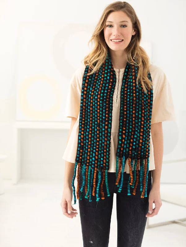 Cashmere scarf with a soft and luxurious texture for special occasionsWoven Mesh Scarf (Crochet) Cashmere scarf with a soft and luxurious texture for special occasionsWoven Mesh Scarf (Crochet)