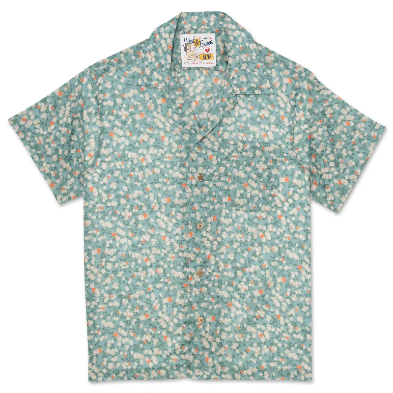 Men's Distressed Jeans with Patches for a Retro and DIY - Inspired AppearanceAloha Shirt - Fruit Print- Cyan Men's Distressed Jeans with Patches for a Retro and DIY - Inspired AppearanceAloha Shirt - Fruit Print- Cyan