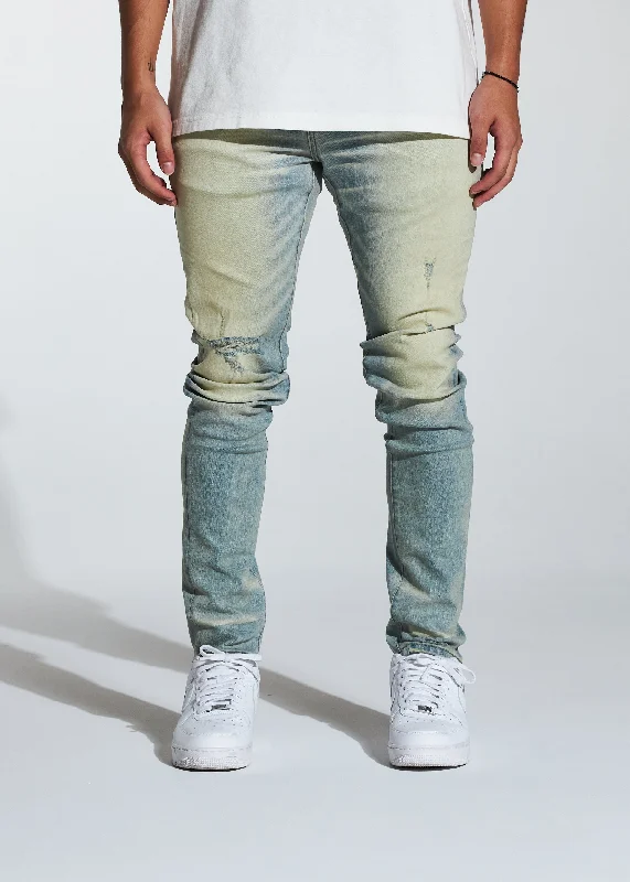 Plus Size Men's Bootcut Jeans with a Belt Loop Upgrade for a Stylish TouchAtlantic Denim (Light Sand) Plus Size Men's Bootcut Jeans with a Belt Loop Upgrade for a Stylish TouchAtlantic Denim (Light Sand)