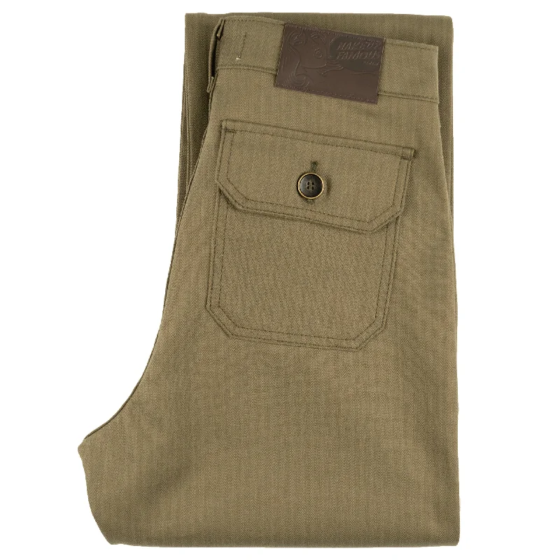 Men's Jeans with an Elastic Waistband for Ultimate ComfortClassic Fatigue - Army HBT - Olive Drab Men's Jeans with an Elastic Waistband for Ultimate ComfortClassic Fatigue - Army HBT - Olive Drab