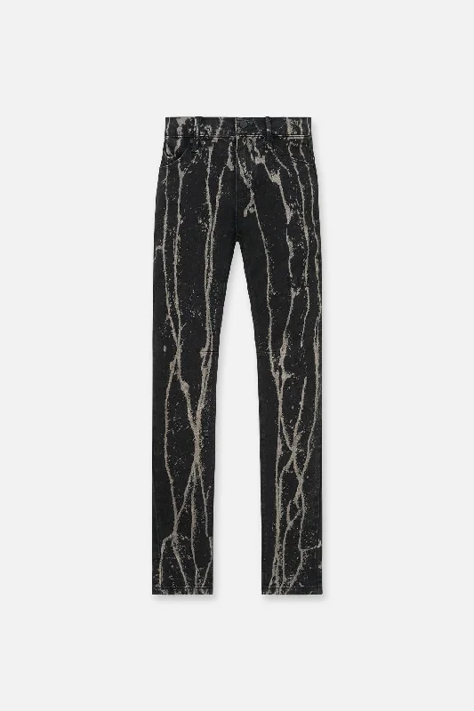 Men's Low - Rise Jeans in a Light Wash for a Casual and Youthful LookCLAYTON SKINNY JEAN | FADED BLACK PAINT Men's Low - Rise Jeans in a Light Wash for a Casual and Youthful LookCLAYTON SKINNY JEAN | FADED BLACK PAINT