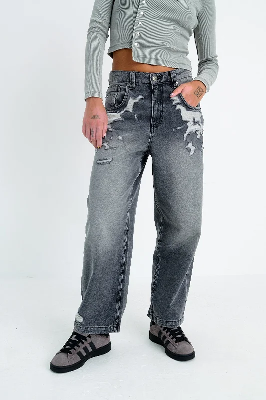 Men's Jeans with a Frayed Hem for a Casual and Effortless StyleCrescent Biggie Jean