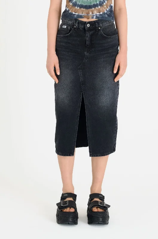 Plus Size Men's Relaxed Fit Jeans with a Tapered Leg for a Laid - Back VibeDenim Midi Skirt Black Plus Size Men's Relaxed Fit Jeans with a Tapered Leg for a Laid - Back VibeDenim Midi Skirt Black