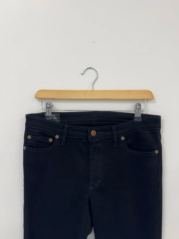 Men's Distressed Jeans with Patches for a Retro and DIY - Inspired AppearanceDJB0098 - Dina - W29 L30