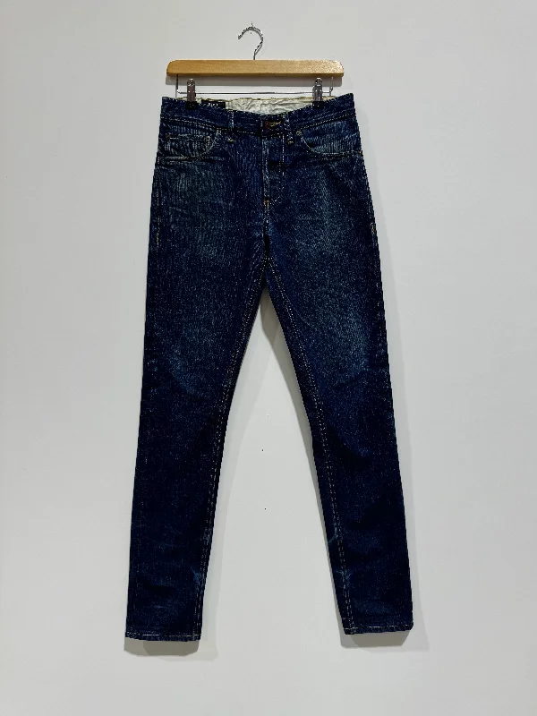 Men's Straight Leg Raw Denim Jeans for a Minimalist and Durable OptionDJB0134 - SkinR - W28 L32