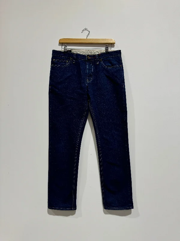 Plus Size Men's Straight Leg Jeans with Reinforced Knees for DurabilityDJB0135 - Slim - W33 L28