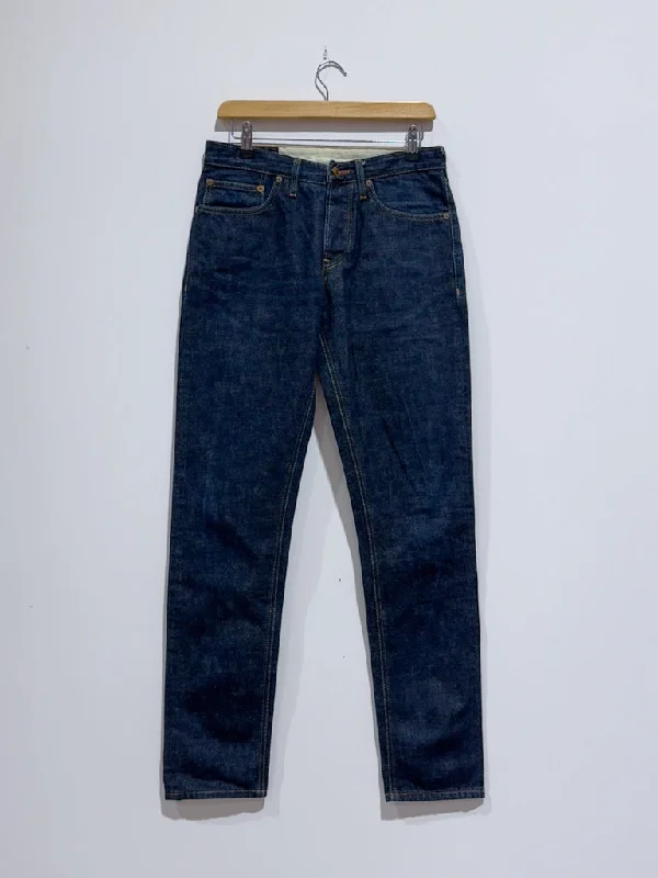 Men's High - Waisted Jeans in a Medium Wash for a Vintage - Style RevivalDJB0144 - SlimR - W29 L31 Men's High - Waisted Jeans in a Medium Wash for a Vintage - Style RevivalDJB0144 - SlimR - W29 L31