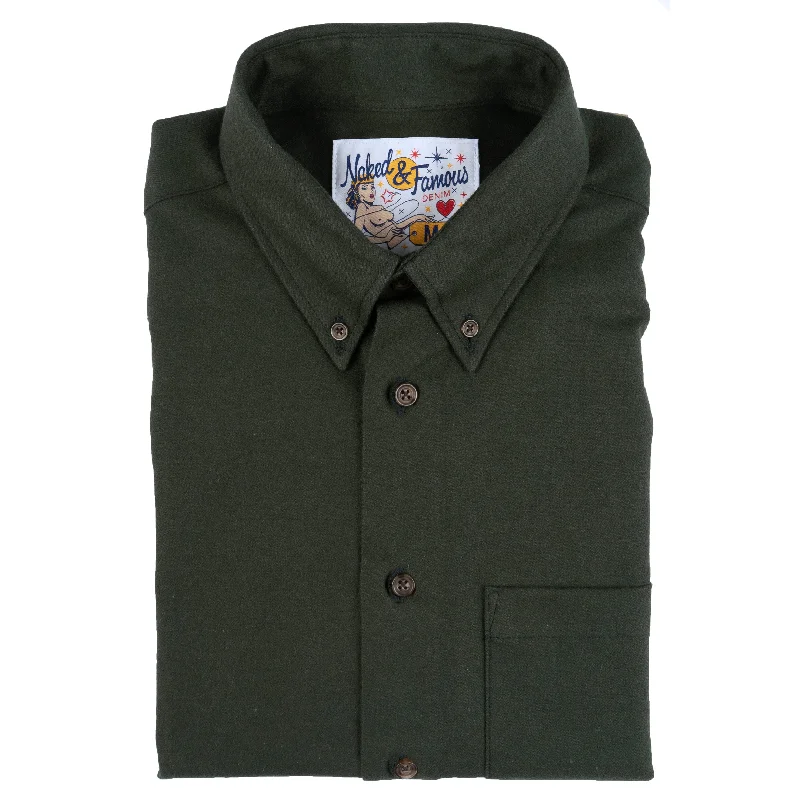 Men's Jeans with a Button - Fly for a Traditional and Classic AestheticEasy Shirt - Solid Flannel - Forest Men's Jeans with a Button - Fly for a Traditional and Classic AestheticEasy Shirt - Solid Flannel - Forest