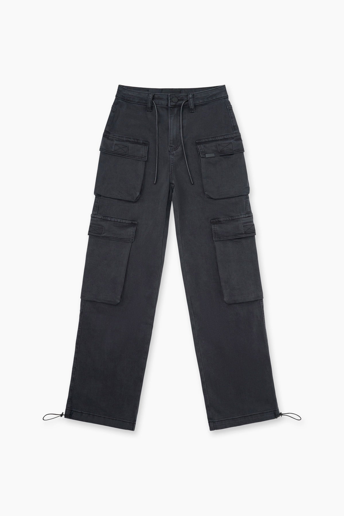Men's Stretch Jeans with a Moisture - Wicking Lining for Active LifestylesEZRA CARGO DENIM PANT | DENIM CHARCOAL