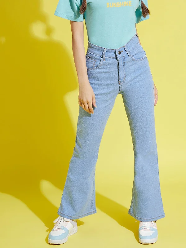Plus Size Men's Straight Leg Jeans with Reinforced Knees for DurabilityGirls Ice Blue Bell Bottom Jeans Plus Size Men's Straight Leg Jeans with Reinforced Knees for DurabilityGirls Ice Blue Bell Bottom Jeans