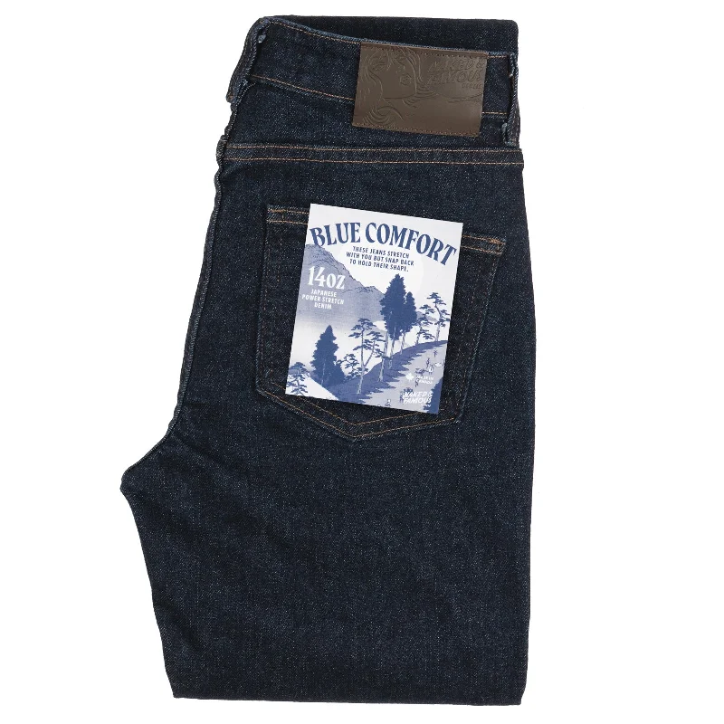 Men's Jeans with a Hidden Coin Pocket for Added ConvenienceHigh Skinny - Blue Comfort Men's Jeans with a Hidden Coin Pocket for Added ConvenienceHigh Skinny - Blue Comfort
