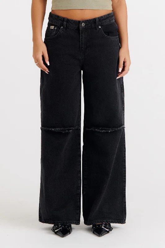 Plus Size Men's Straight Leg Jeans with Reinforced Knees for DurabilityKnee Split Release Jean Plus Size Men's Straight Leg Jeans with Reinforced Knees for DurabilityKnee Split Release Jean