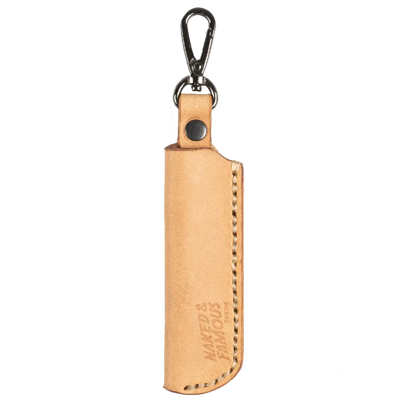Men's Jeans with a Frayed Hem for a Casual and Effortless StyleKnife Sheath - Natural Vegetable Tanned Leather