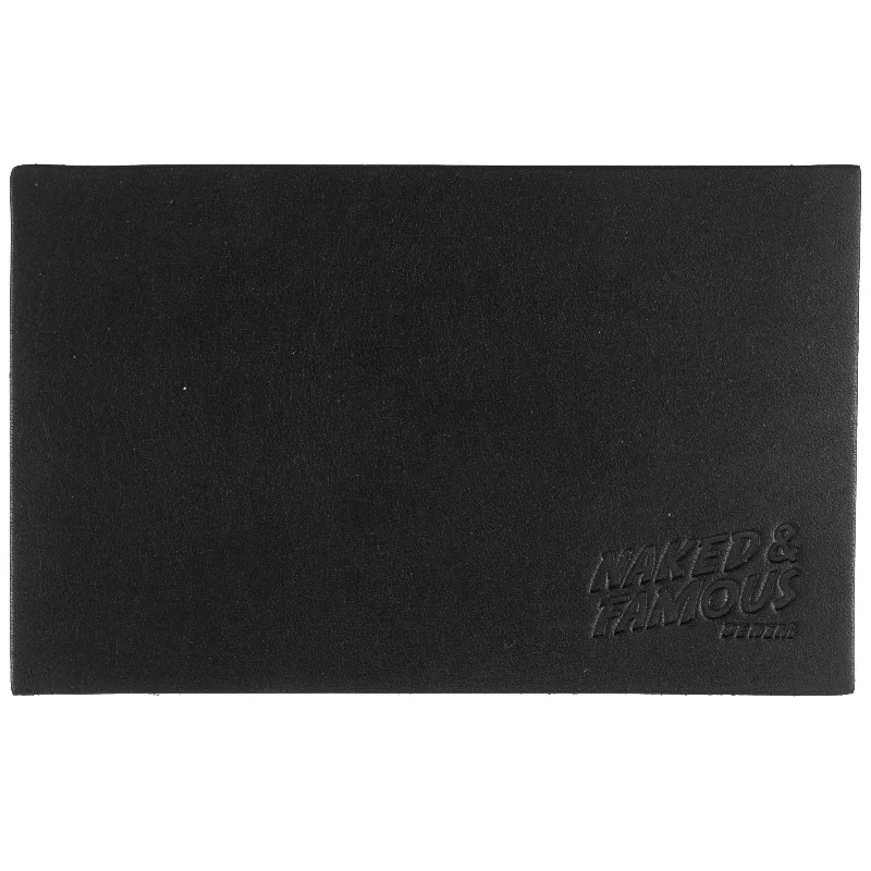 Plus Size Men's Bootcut Jeans with a Relaxed Waist for a Classic and Comfortable FitLeathercraft Patch - Nero Black Full Grain Plus Size Men's Bootcut Jeans with a Relaxed Waist for a Classic and Comfortable FitLeathercraft Patch - Nero Black Full Grain