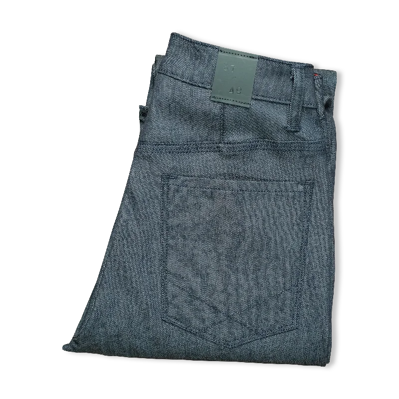 Men's Slim Fit Stretch Jeans in Dark Wash for a Modern and Comfortable LookMadison | Raw Stretch | Tonal Stitch