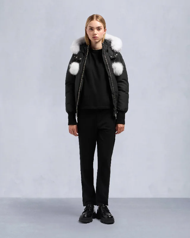Men's Colored Jeans in Burgundy for a Bold and Fashion - Forward LookORIGINAL DEBBIE BOMBER FUR