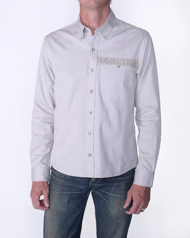 Men's Stretch Jeans with a Moisture - Wicking Lining for Active LifestylesOxford Shirt | Parchment Twill Men's Stretch Jeans with a Moisture - Wicking Lining for Active LifestylesOxford Shirt | Parchment Twill