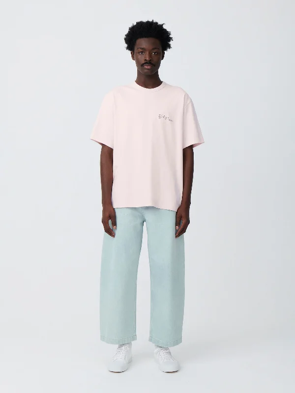 Plus Size Men's Relaxed Fit Jeans with a Faded Wash for a Vintage - Inspired LookPaolo Denim Pant in Bleach Wash