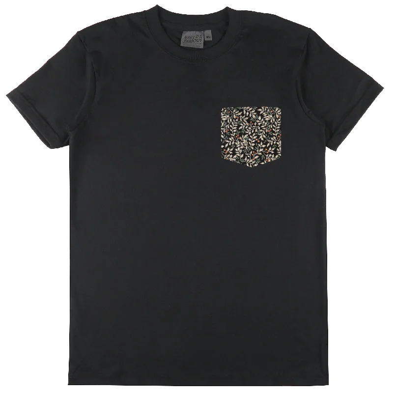 Men's Jeans with a Button - Fly for a Traditional and Classic AestheticPocket Tee - Black - Nuts And Berries Men's Jeans with a Button - Fly for a Traditional and Classic AestheticPocket Tee - Black - Nuts And Berries