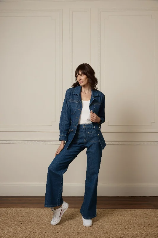 Men's Ripped Skinny Jeans in Acid Wash for an Edgy and Punk - Inspired StyleSpecial Agent Thornton The Belted Field Jacket | Smarter Than You [Mid Wash]