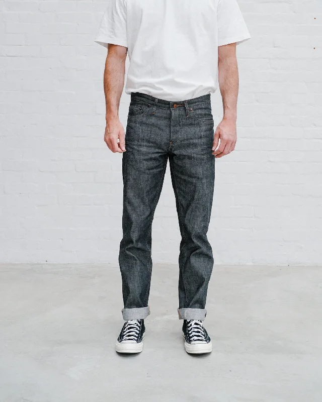 Plus Size Men's Relaxed Fit Jeans with a Tapered Leg for a Laid - Back VibeThe Anderson - Japanese Indigo Summer Weight Stretch Selvedge Plus Size Men's Relaxed Fit Jeans with a Tapered Leg for a Laid - Back VibeThe Anderson - Japanese Indigo Summer Weight Stretch Selvedge