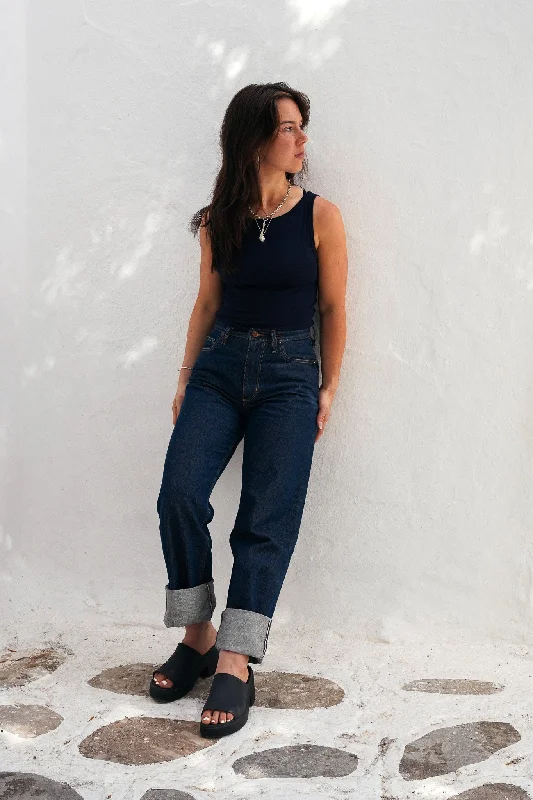 Men's Jeans with a Zip - Off Lower Leg for Convertible StyleThe Peggy - Regular Fit - Italian Selvedge.