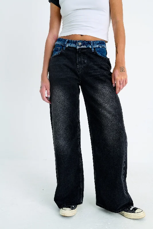 Men's Jeans with an Elastic Waistband for Ultimate ComfortVestige Contrast Release Jean