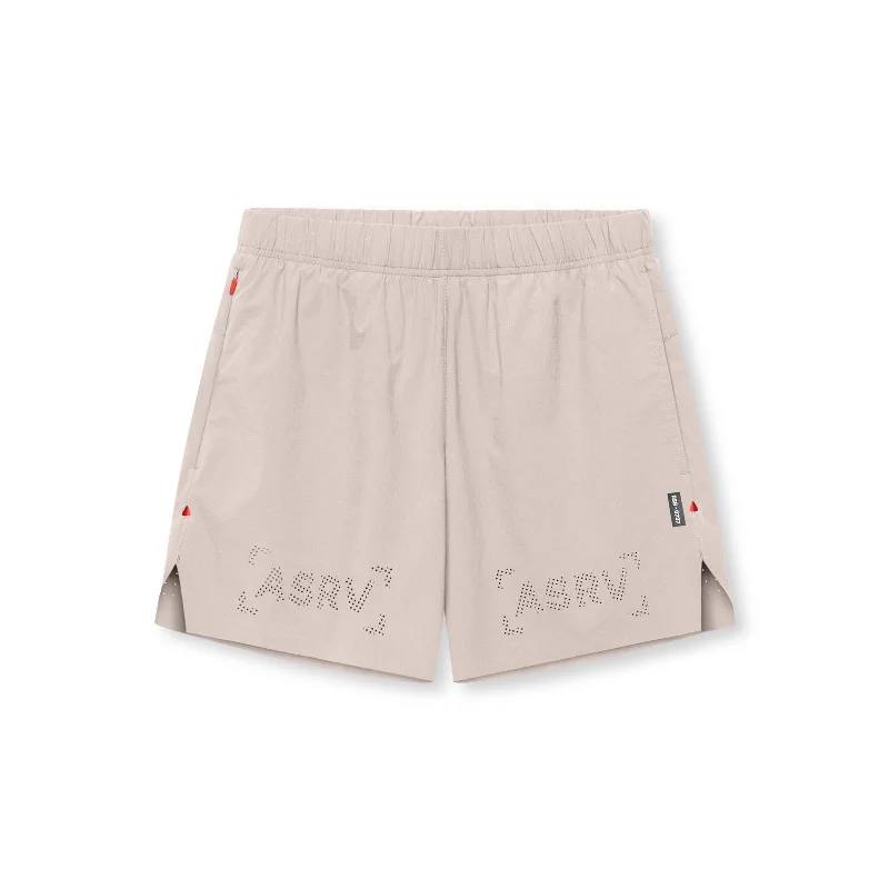 Men's flat - front chino shorts for semi - formal summer events 0737. Ripstop 6" Perforated Short - Chai Men's flat - front chino shorts for semi - formal summer events 0737. Ripstop 6" Perforated Short - Chai