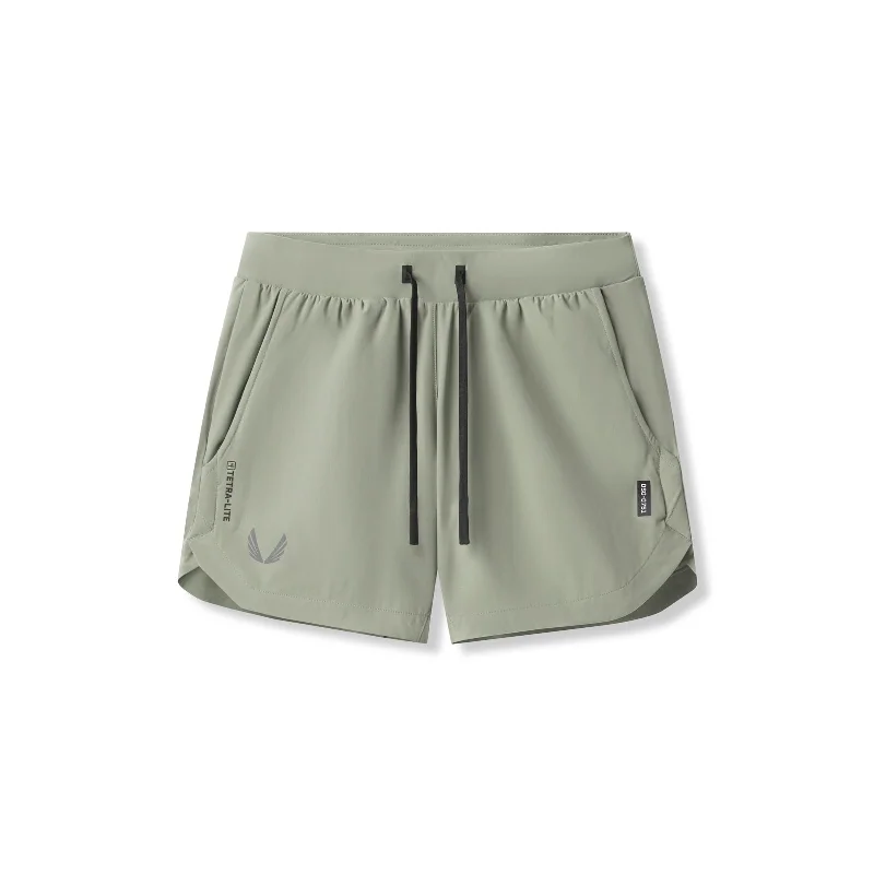 Men's neon - colored athletic shorts for high - visibility workouts 0751. Tetra-Lite® 5" Linerless Short - Sage "Wings" Men's neon - colored athletic shorts for high - visibility workouts 0751. Tetra-Lite® 5" Linerless Short - Sage "Wings"