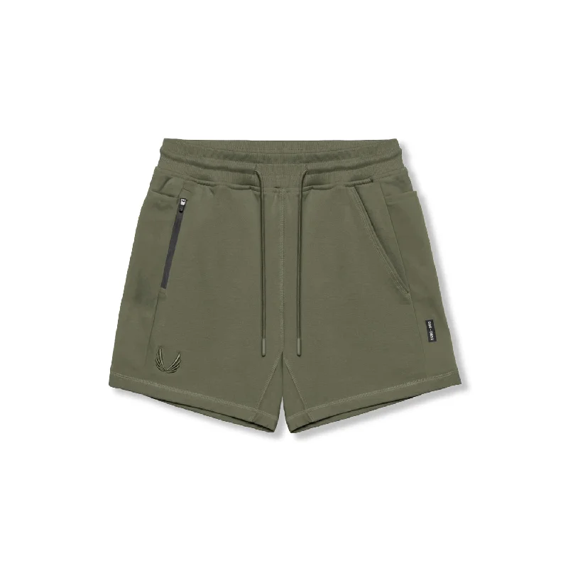 Men's moisture - wicking performance shorts for sweaty outdoor activities 0867. Tech-Terry™ Sidelock Sweat Short - Olive Men's moisture - wicking performance shorts for sweaty outdoor activities 0867. Tech-Terry™ Sidelock Sweat Short - Olive