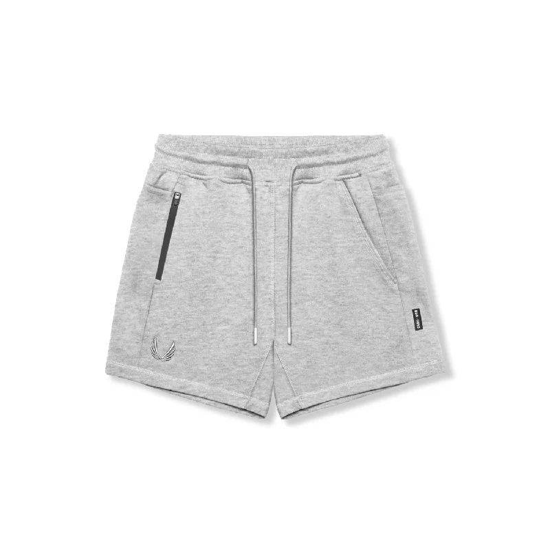 Men's camo print cargo shorts for outdoor adventures 0867. Tech-Terry™ Sidelock Sweat Short - Heather Grey Men's camo print cargo shorts for outdoor adventures 0867. Tech-Terry™ Sidelock Sweat Short - Heather Grey