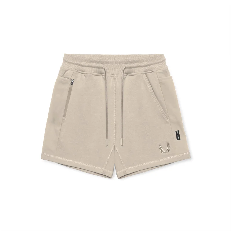 Men's zip - pocket canvas shorts for added functionality during travel 0867. Tech-Terry™ Sidelock Sweat Short - Sand Smoke Men's zip - pocket canvas shorts for added functionality during travel 0867. Tech-Terry™ Sidelock Sweat Short - Sand Smoke