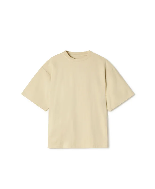 Men's printed Hawaiian t - shirts for tropical vacations300 GSM 'Cloud Cream' T-Shirt Men's printed Hawaiian t - shirts for tropical vacations300 GSM 'Cloud Cream' T-Shirt