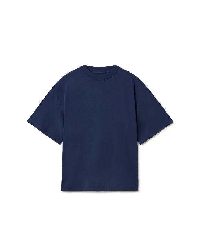 Men's smart - casual checkered t - shirts for semi - formal occasions300 GSM 'Navy Blue' T-Shirt Men's smart - casual checkered t - shirts for semi - formal occasions300 GSM 'Navy Blue' T-Shirt