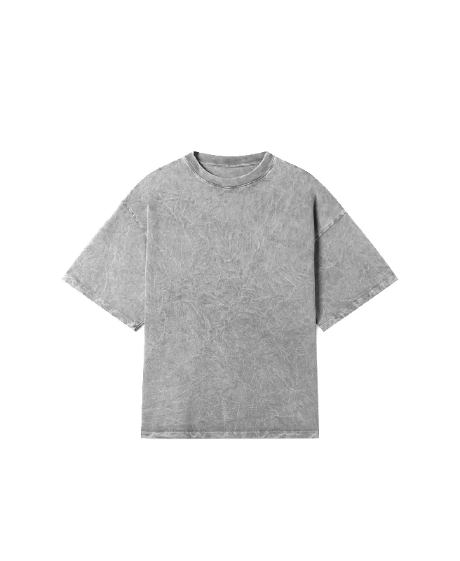 Men's short - sleeve linen t - shirts for summer beach outings300 GSM 'Vintage Gray' T-Shirt Men's short - sleeve linen t - shirts for summer beach outings300 GSM 'Vintage Gray' T-Shirt