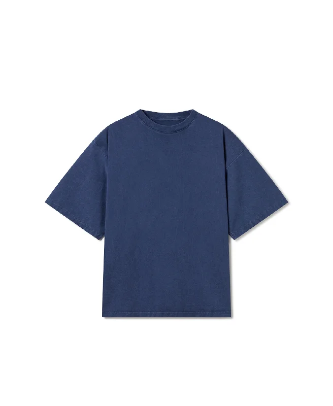 Men's distressed denim - look t - shirts with a rugged appeal300 GSM 'Vintage Navy' T-Shirt Men's distressed denim - look t - shirts with a rugged appeal300 GSM 'Vintage Navy' T-Shirt