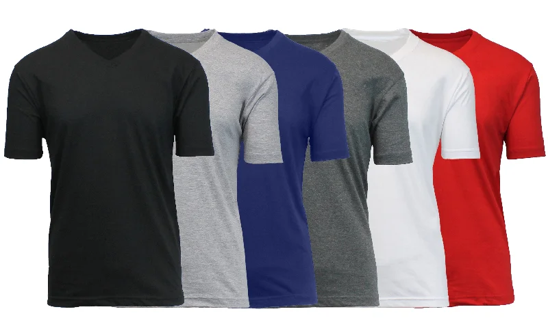 Men's plus - size pocket t - shirts with a classic look(6-Pack) Short Sleeve V-Neck Modern Fit Classic Tees (S-3XL) Men's plus - size pocket t - shirts with a classic look(6-Pack) Short Sleeve V-Neck Modern Fit Classic Tees (S-3XL)